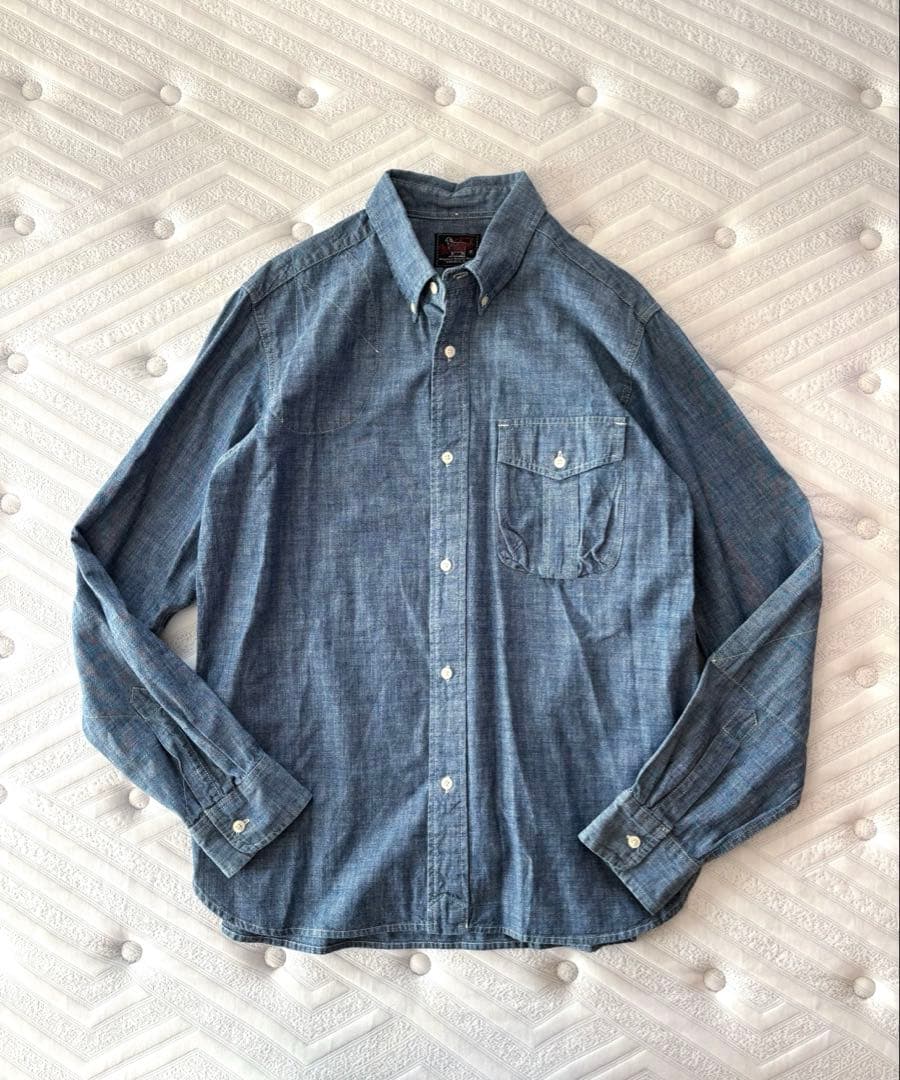 woolrich シャンブレーシャツ L USA製 ガーメンツ ネペンテス