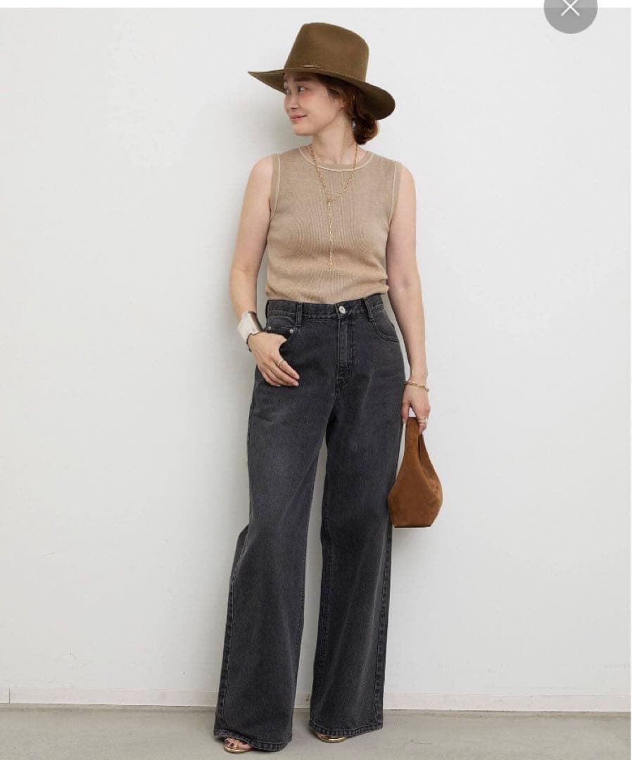 パンツ Deuxieme Classe Loose Jeans (GRAY)