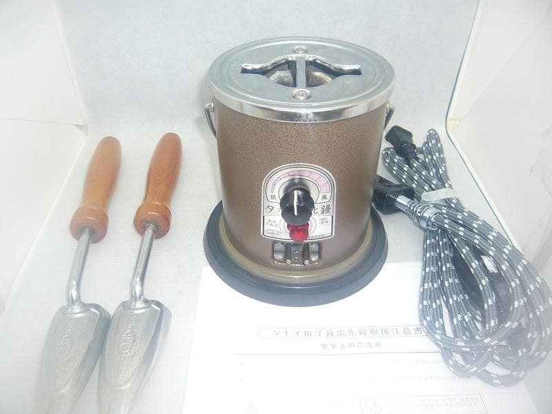 美品　タキイ　和裁電化鏝　和裁こて　和裁コテ　タキイ製鏝２本セット