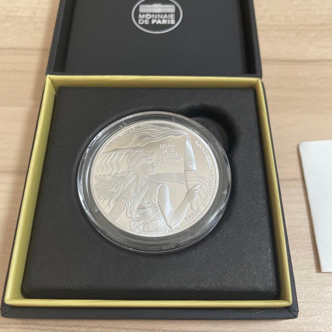 パリ2024オリンピック 記念硬貨 銀貨(10ユーロ) フランス パリ2024 オリンピック開催記念 六角形 10ユーロ リバース