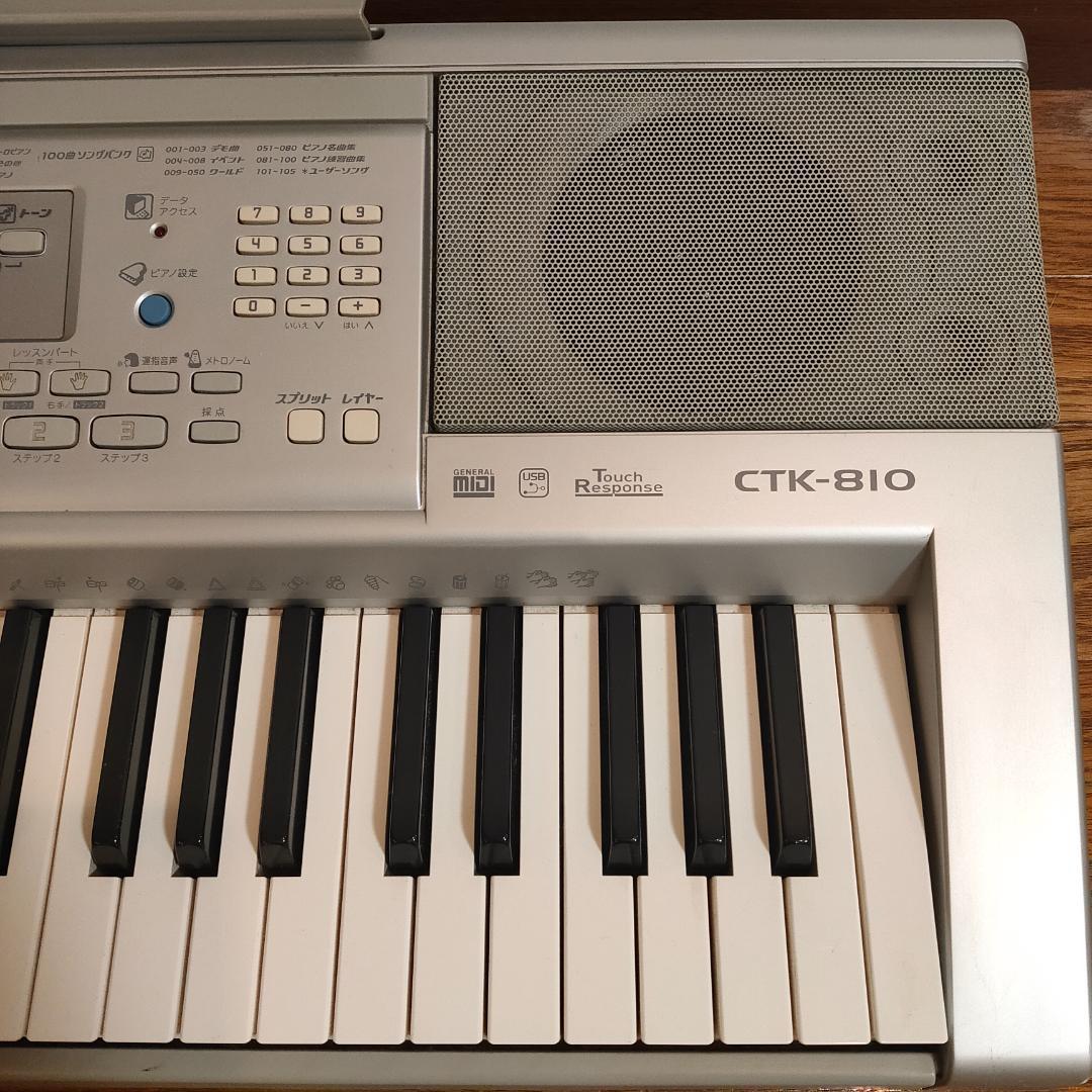 CASIO CTK-810 カシオ 電子キーボード 電子ピアノ 61鍵盤 - メルカリ