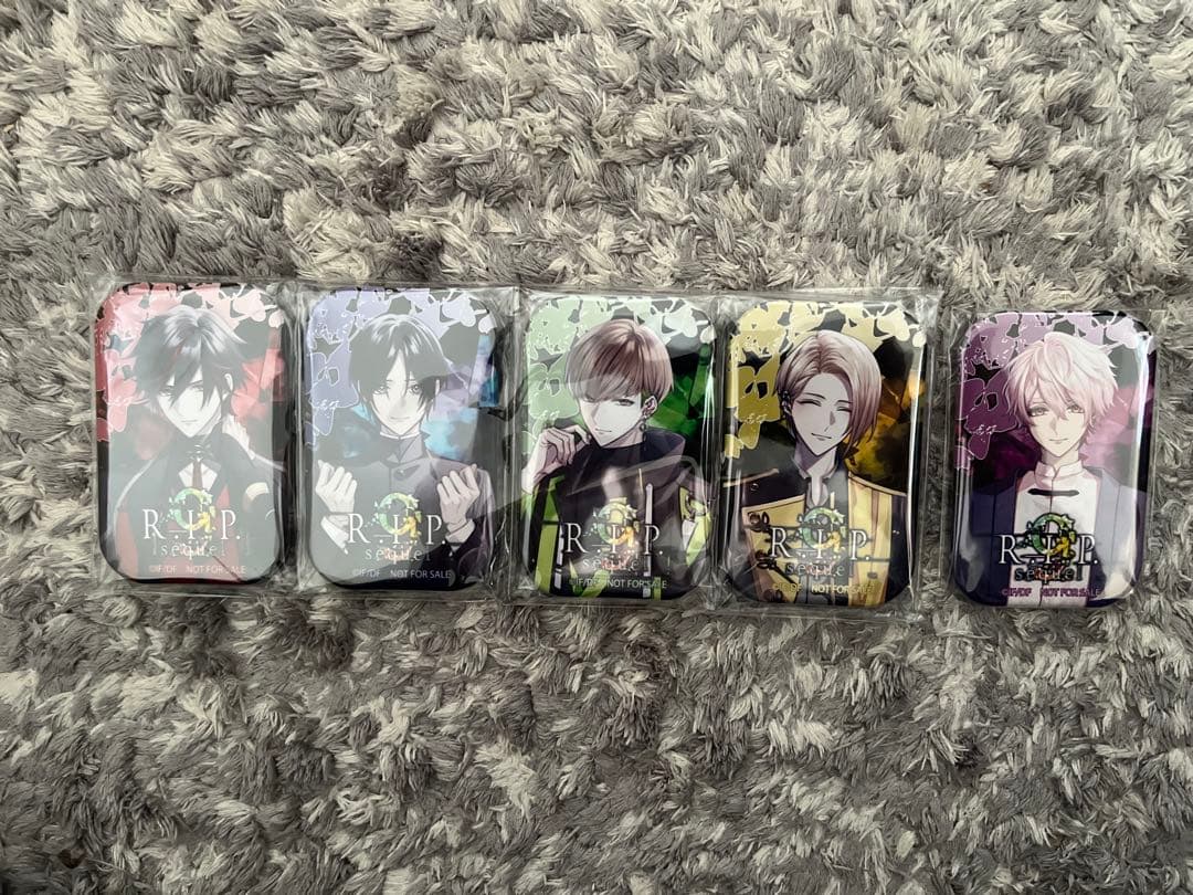 新品全9種セット　9 R.I.P Sequel びっく宝島特典スクエア缶バッジ ハート缶バッジ9個セット＋店舗特典ドラマCD付き】9 R.I.P. sequel