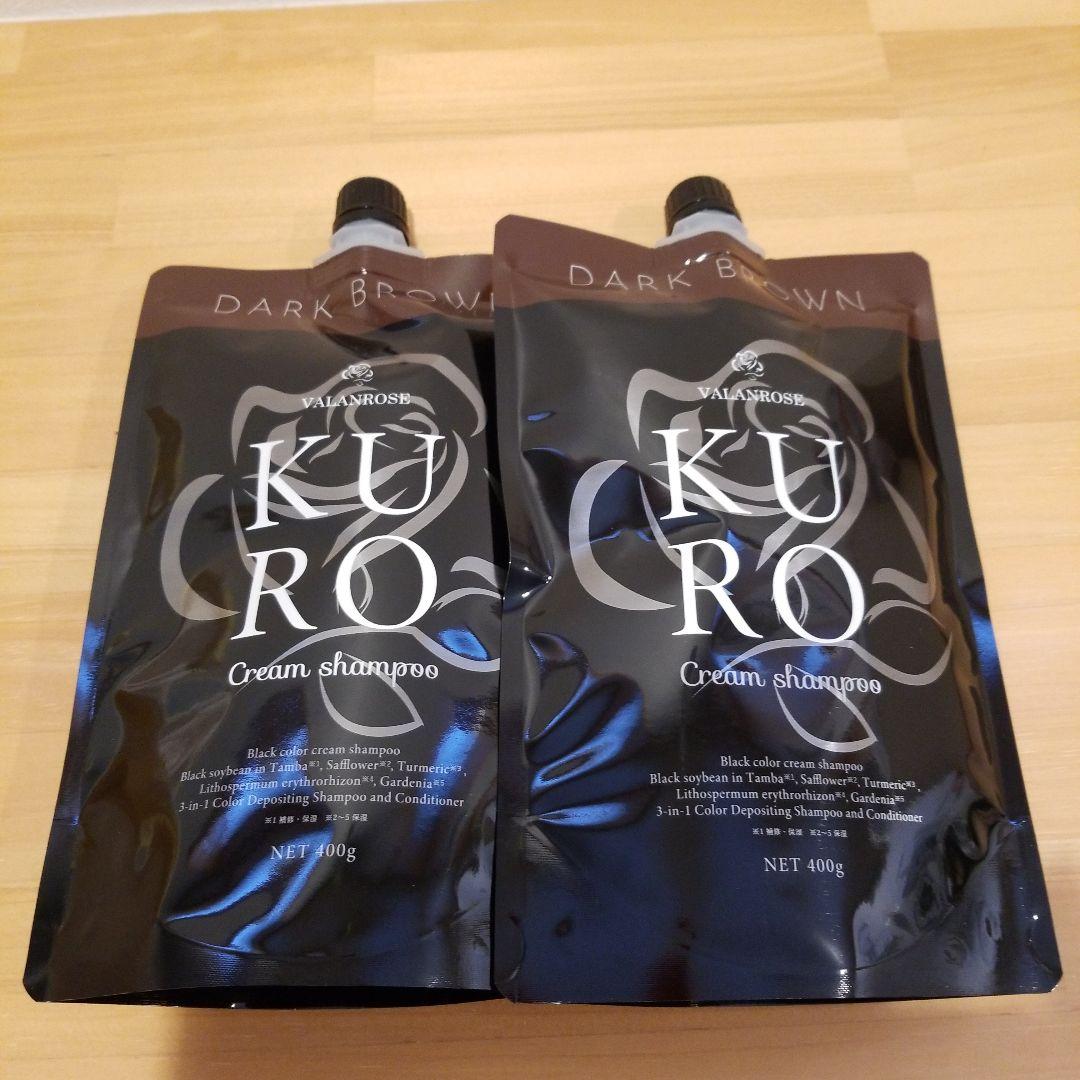 バランローズ KURO Cream shampoo ダークブラウン 400g2本 楽天市場】【4日20時から使える！クーポン対象商品】白髪染め