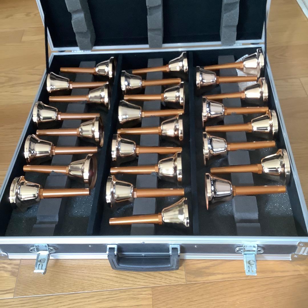 ミュージックベル　金 25個セット 専用ケース付き