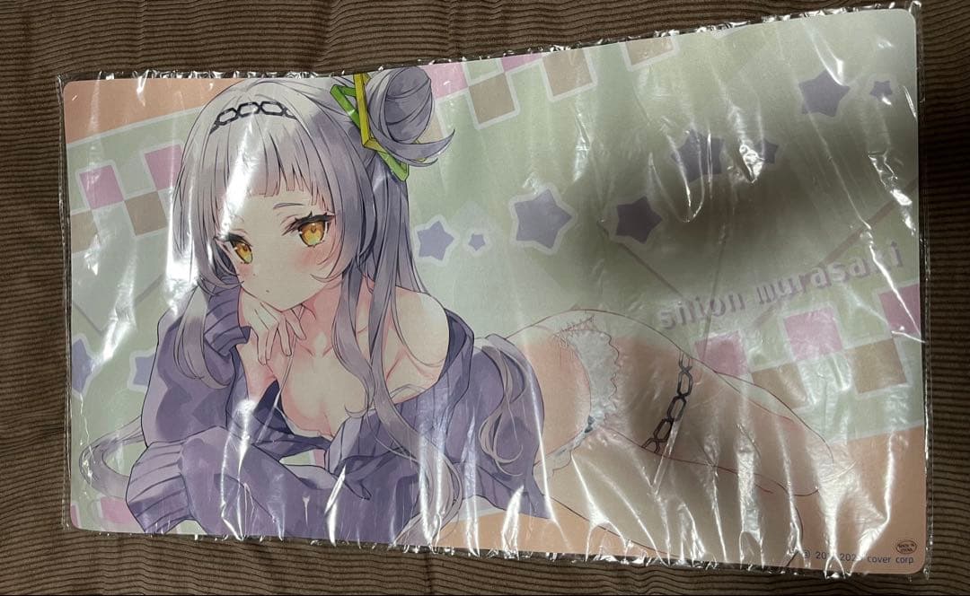 ホロライブ　公式　ラバーマット　紫咲シオン