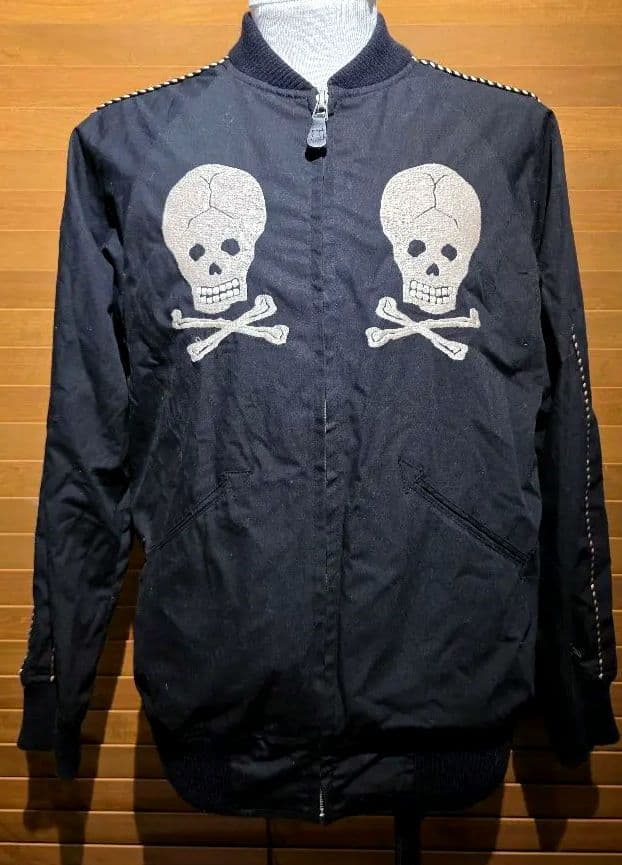 List 髑髏スカジャン XL