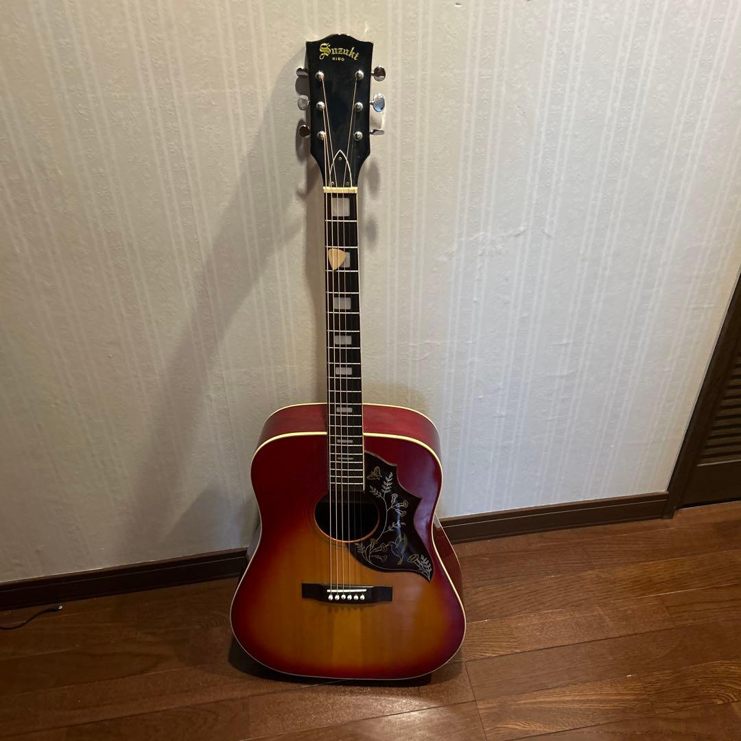 め*や様 Suzuki アコースティックギター 赤 James J-300A TRD トランスレッド アコースティックギター ジェームス