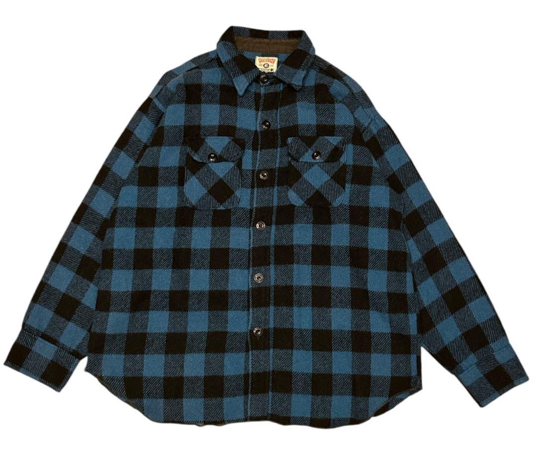 トップス Vintage CHILL CHASER Wool Check Shirts