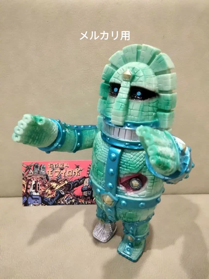 ソフビ　monstock Gモアイロボ　⑤ izumonster　安楽安作 ソフビ monstock Gモアイロボ ⑤ izumonster 安楽安作