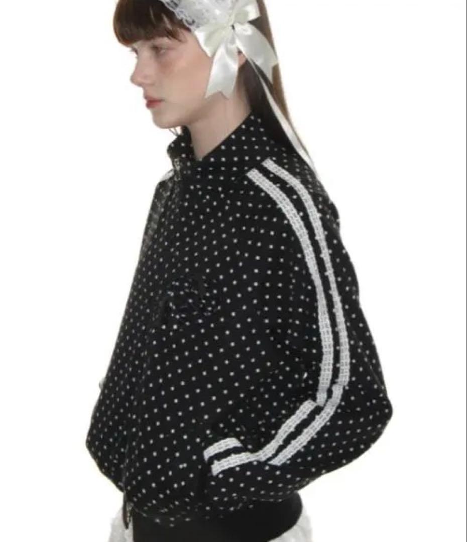 CRANK ROSE DOT TRACK JACKET 【美品】 再掲 CRANK】ROSE DOT TRACK JACKET / 【クランク】ローズドットダブル