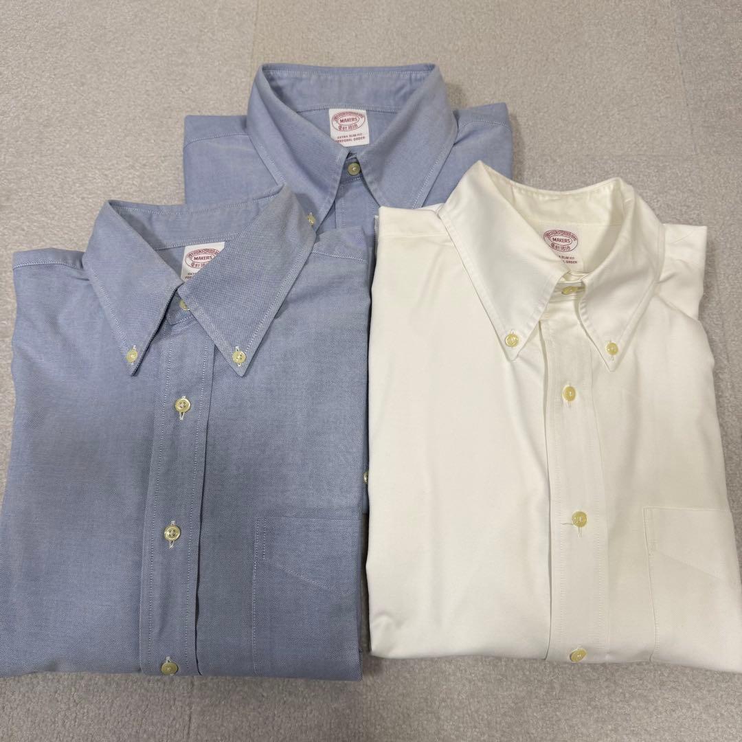【Brooks Brothers オックスボタンダウン3枚セット】