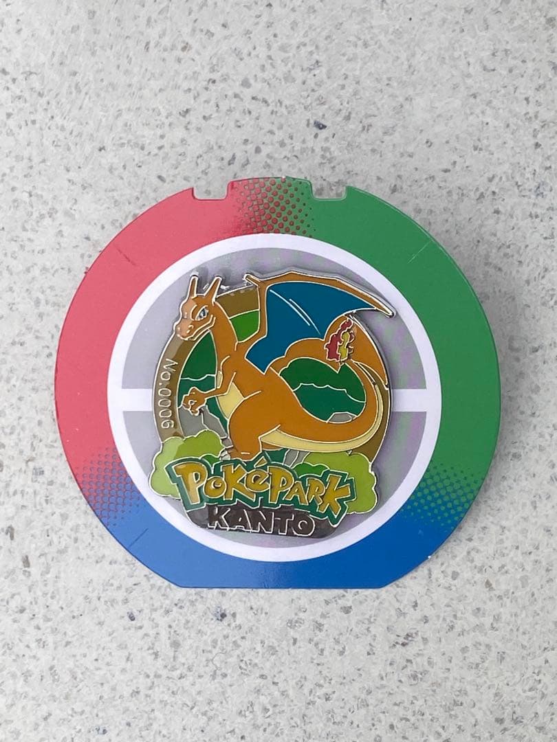 ポケパーク カントー KANTO リザードン ピンバッジ