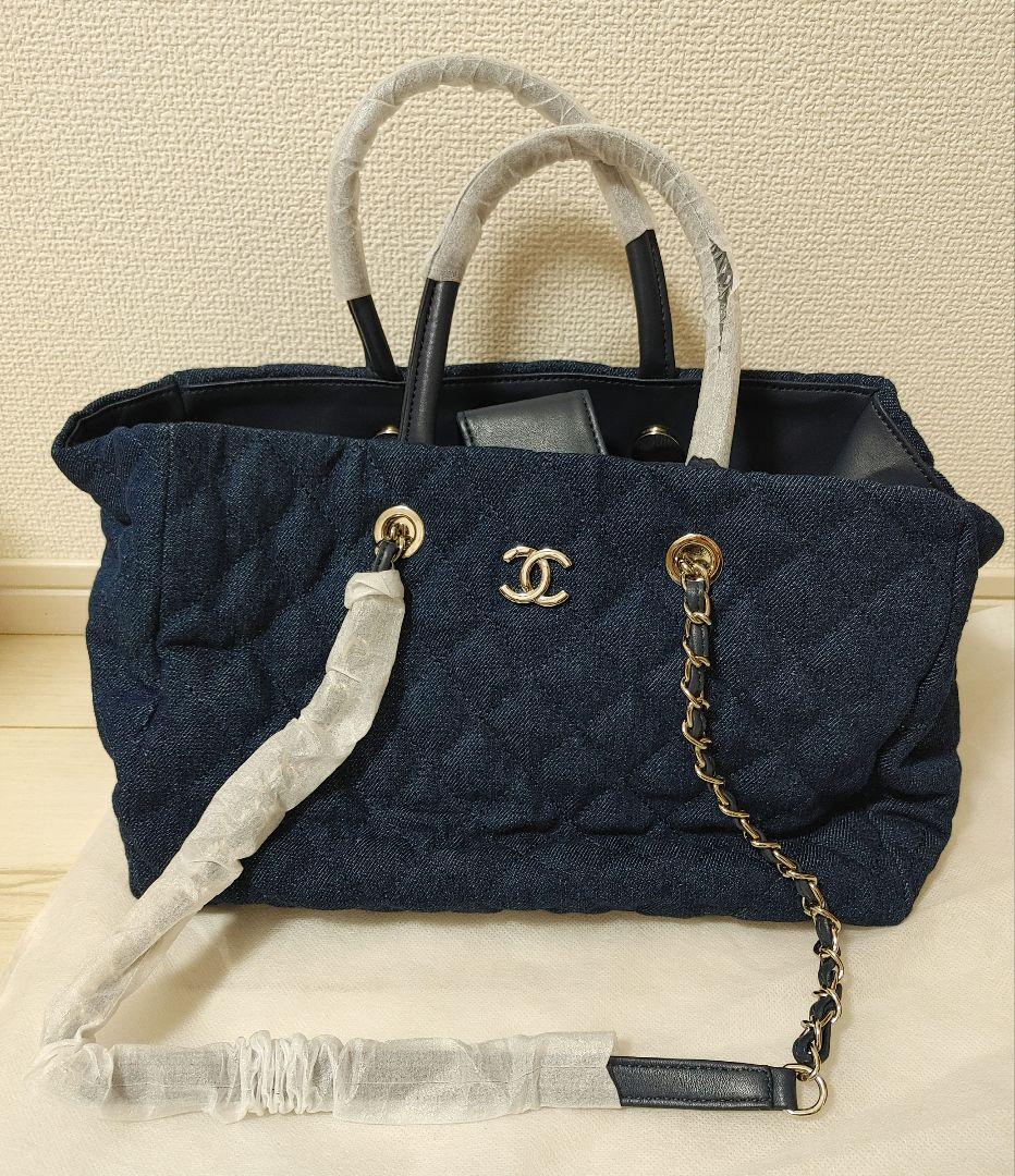CHANEL　デニムキルティング　ハンドバッグ　ノベルティ商品　非売品