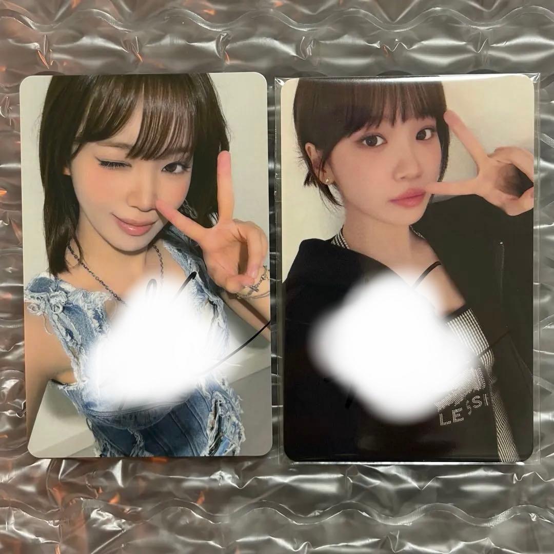 LE SSERAFIM チェウォン サイン トレカ SPAGHETTI ラキドロ