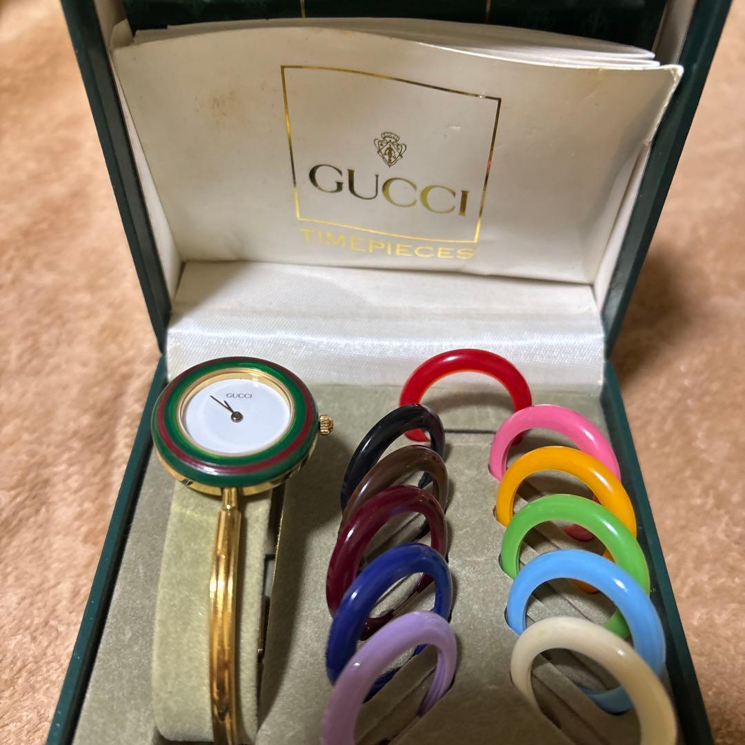 GUCCI カラフルバンド付き時計 グッチ Apple Watch 替えベルト・バンド フラワー ビー スネーク GUCCI