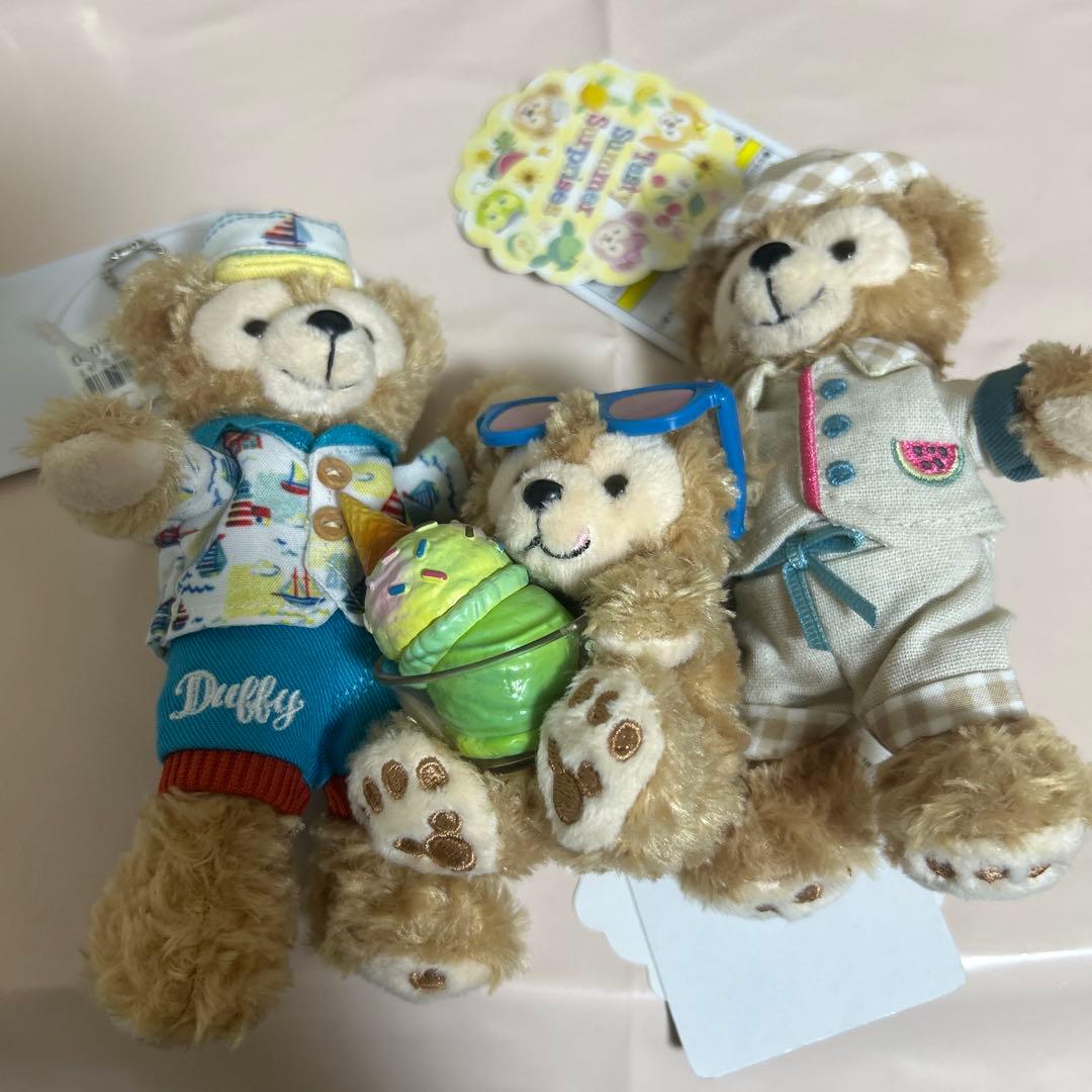 【新品タグ付】ダッフィー ぬいば 3点 2019 サニーファン お顔厳選