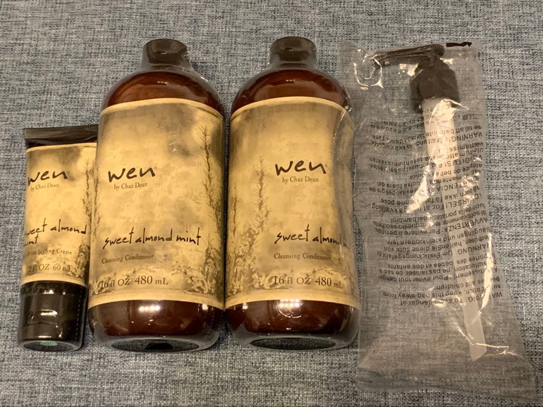 ウェン アーモンド　コンディショナー　リペアリングジェル　ポンプセット売り