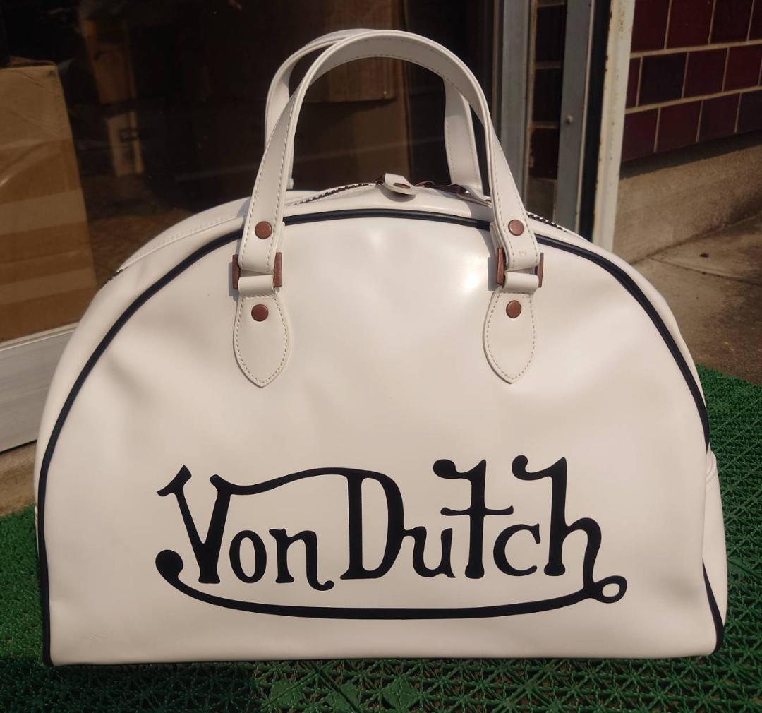 Von Dutch ホワイト ボストンバッグ Von Dutch - Von Dutch ホワイトボストンの通販 by atoi's shop