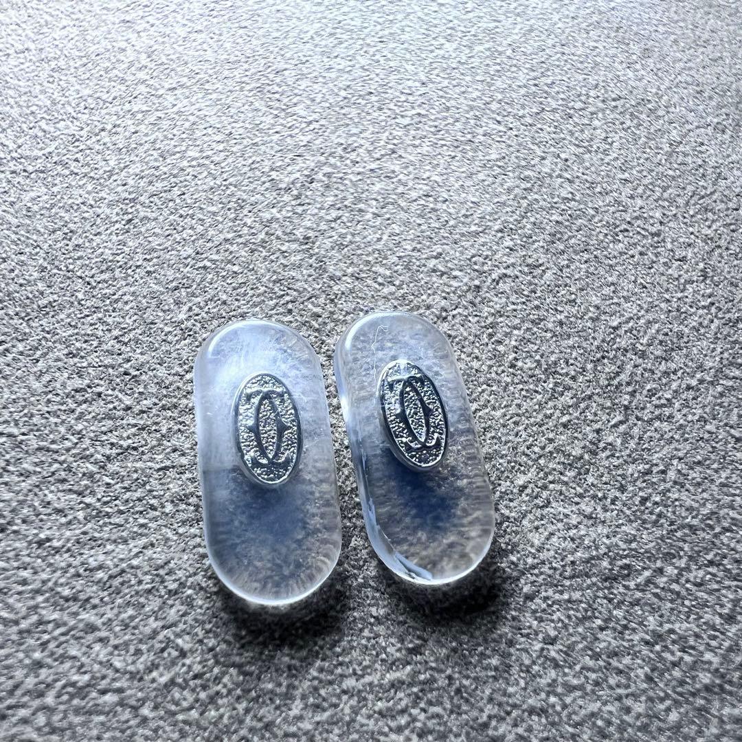 【純正正規品】Cartier カルティエメガネ用ノーズパッドＭ　鼻当て未使用