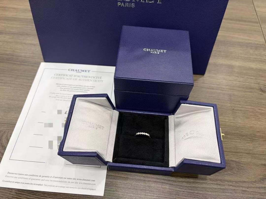 ショーメ Chaumet ビー マイ ラブ ハニカム リング K18WG 52号 CHAUMET（ショーメ） 【新品同様】ショーメ BEE MY LOVE ビーマイラブ