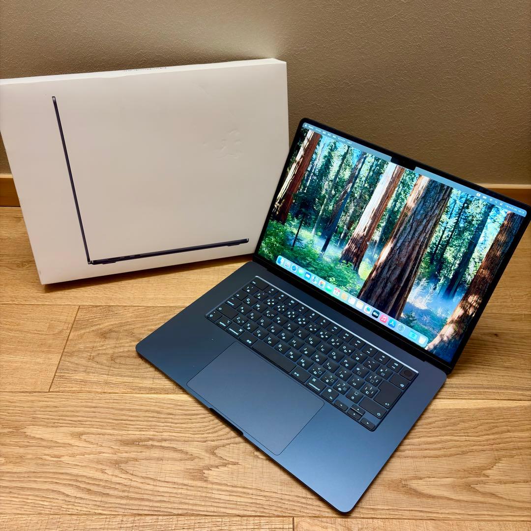 【新品同様】MacBook Air (15インチ, M3, 2024) 保証付き MacBook Air 15インチ Apple M3チップ搭載モデル [2024年モデル /SSD