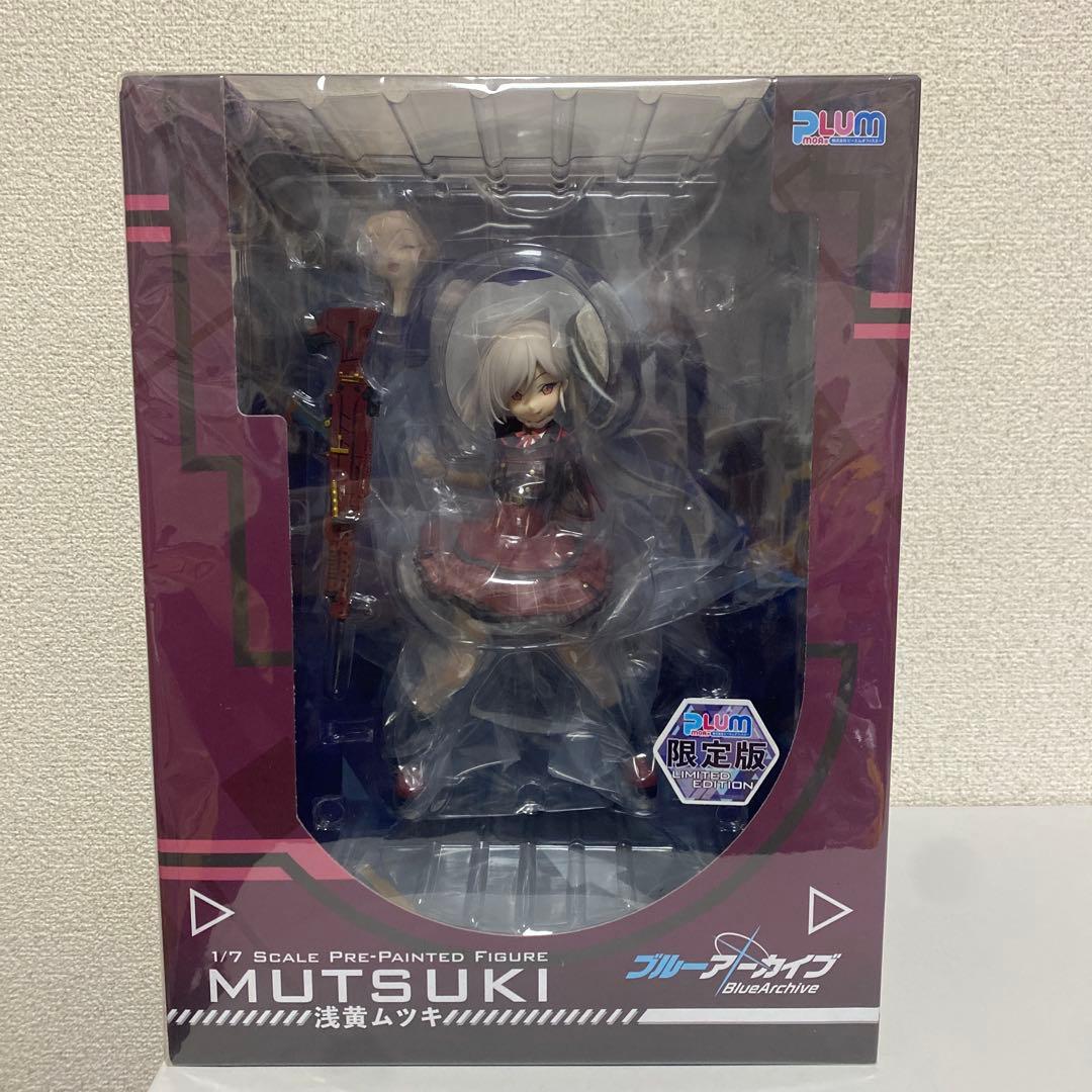 ブルアカ　浅黄ムツキ1/7フィギュア（PLUM限定版） ブルーアーカイブ 浅黄ムツキ 限定版 1/7 完成品フィギュア (PLUM限定)