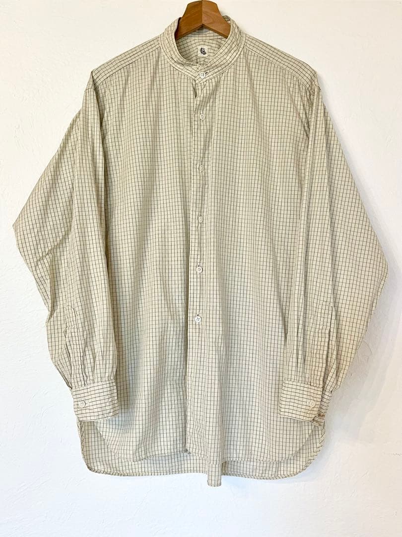 kaptain sunshine キャプテンサンシャインのバンドカラーシャツ KAPTAIN SUNSHINE (キャプテンサンシャイン) Pullover Band Collar