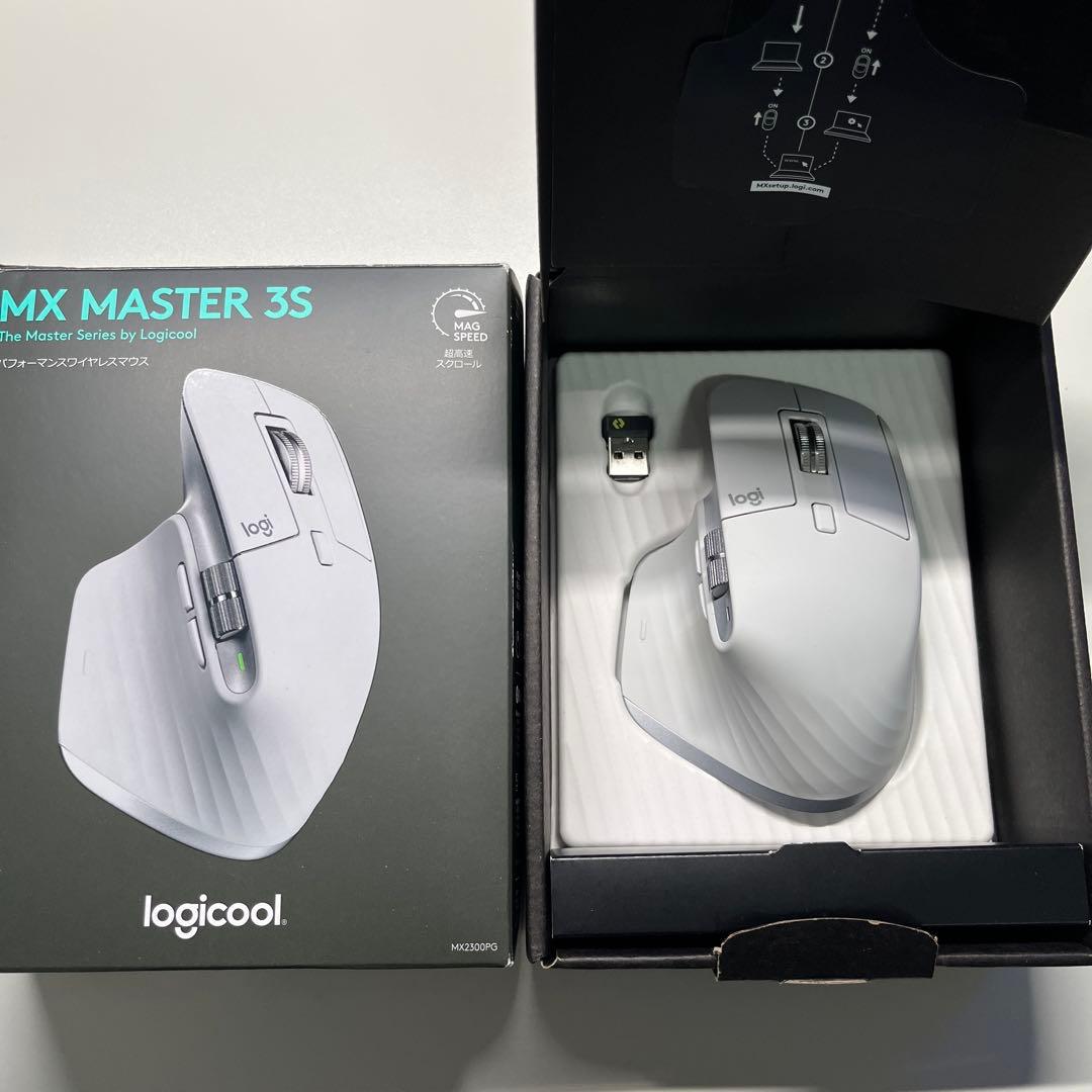 【美品】Logicool MX MASTER 3S ペイルグレー