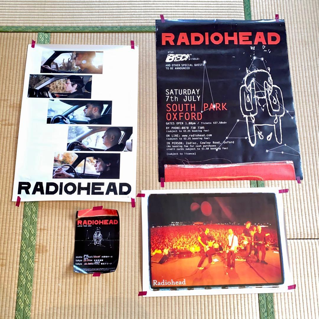 ◆希少◆ポスター◆４枚セット◆レディオヘッドradioheadトムヨーク◆ ◇希少◇ポスター◇4枚セット◇レディオヘッドradioheadトムヨーク
