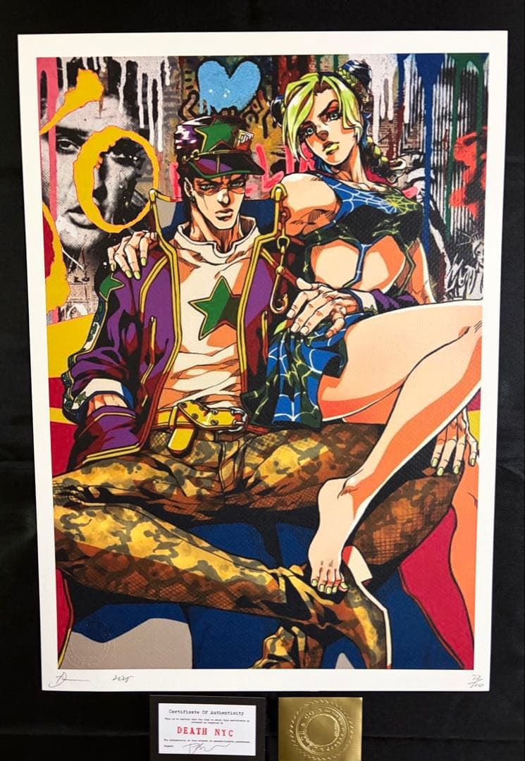 世界限定100枚 DEATH NYC アート ポスター jo03 DEATH NYC ジョーダン 限定100枚 現代アート 直筆サイン - メルカリ