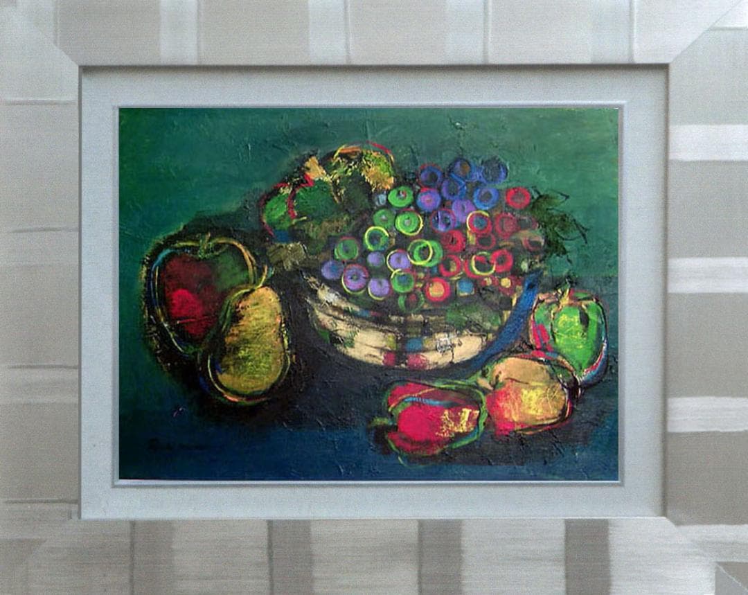 2001年 藤井武 油彩 F22号 縦24cm 横66cm 世界に1枚の