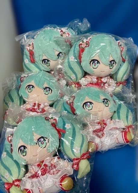 初音ミク 15th Anniversary Ver.ぬいぐるみ　５体セット