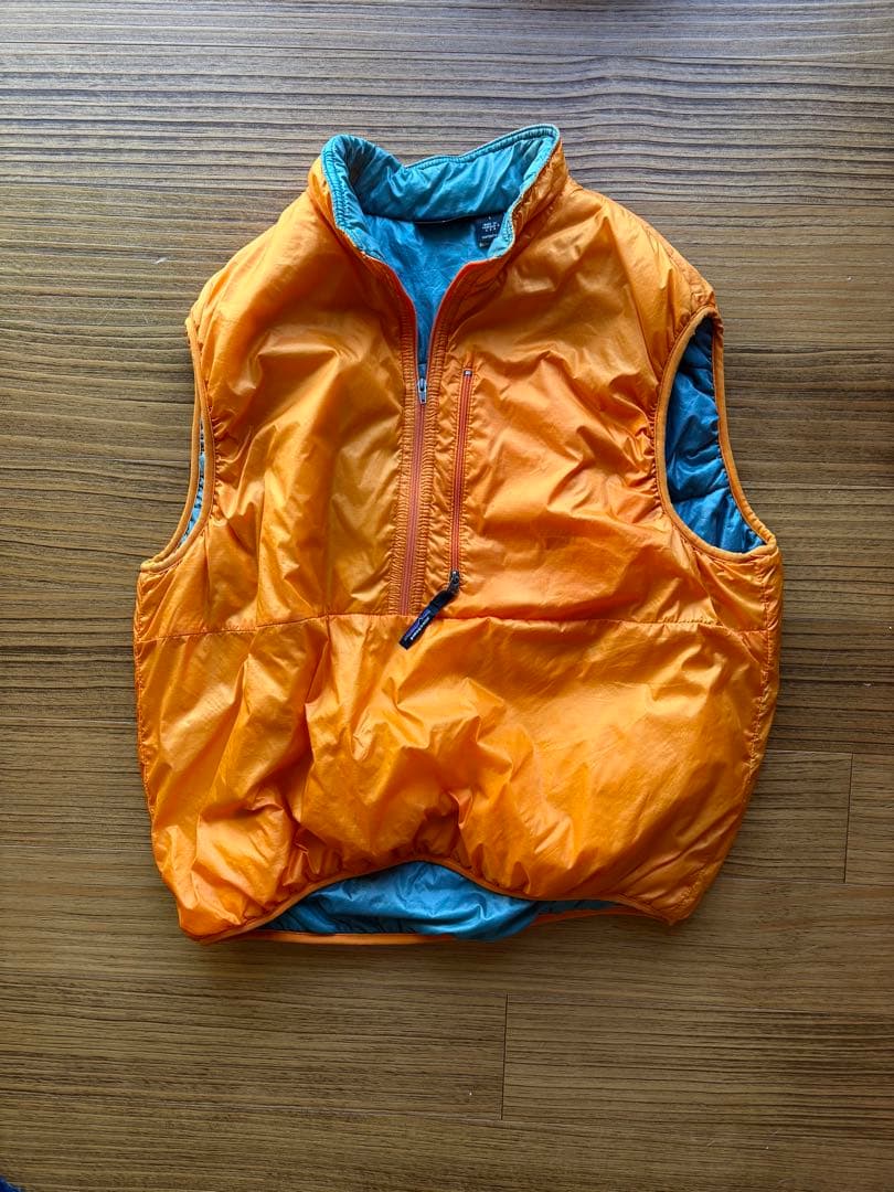 ★希少 90s USA製 patagonia パフボールベスト Lサイズ ★ 97年製 patagonia USA製 パフボールベスト マンゴー sizeS/90s