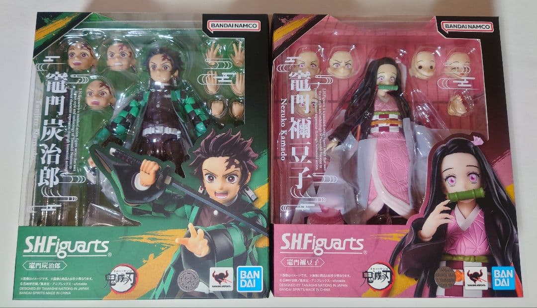 S.H.フィギュアーツ 鬼滅の刃 竈門炭治郎&ねず子 Amazon.co.jp: TAMASHII NATIONS S.H.フィギュアーツ 鬼滅の刃 竈門炭