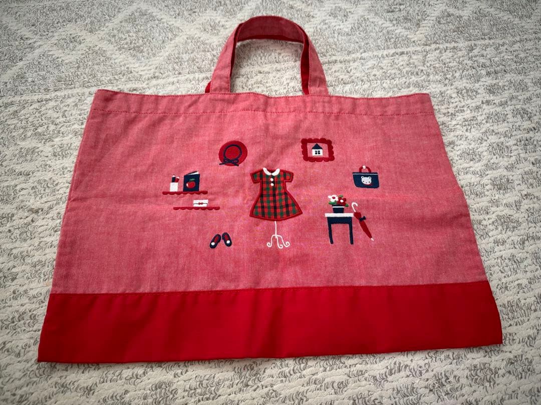 familiar ファミリア レッスンバッグ 刺繍