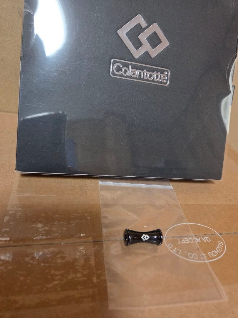 Colantotte ブラックボトル型ネックレスパーツ