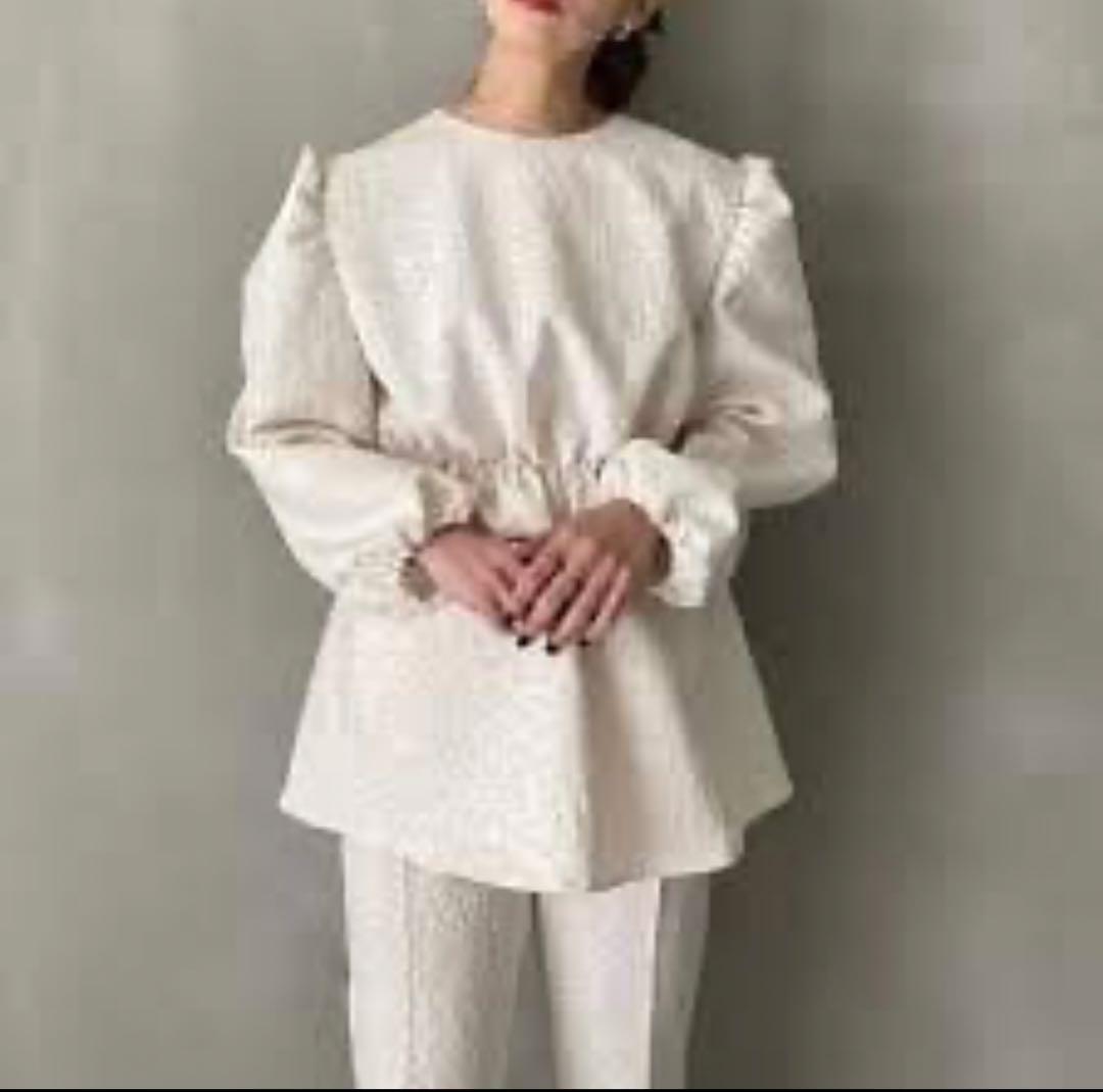 オケージョン！HOWDY. ジャガードブラウス&パンツ