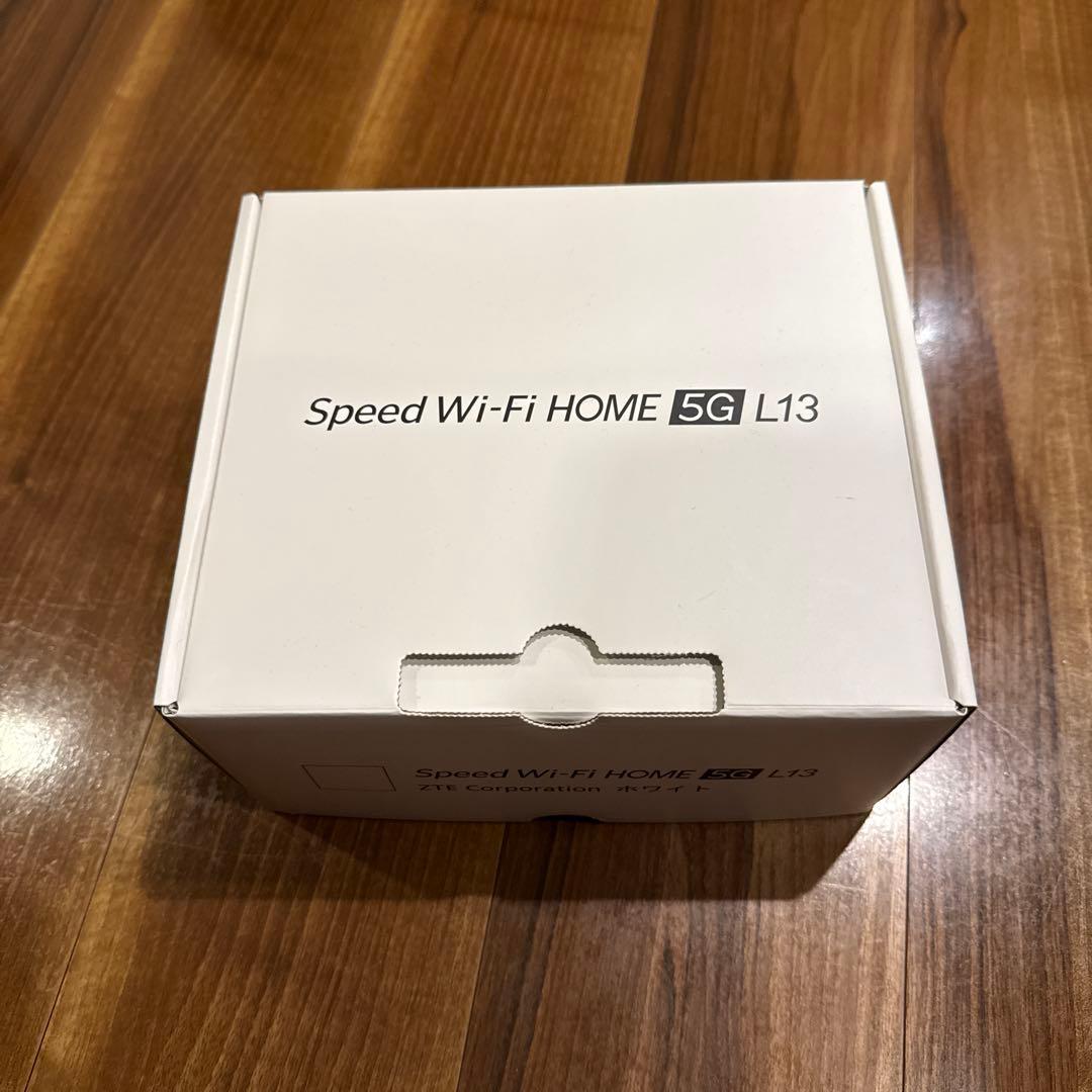 【新品未使用】Speed Wi-Fi  5G L13 本体