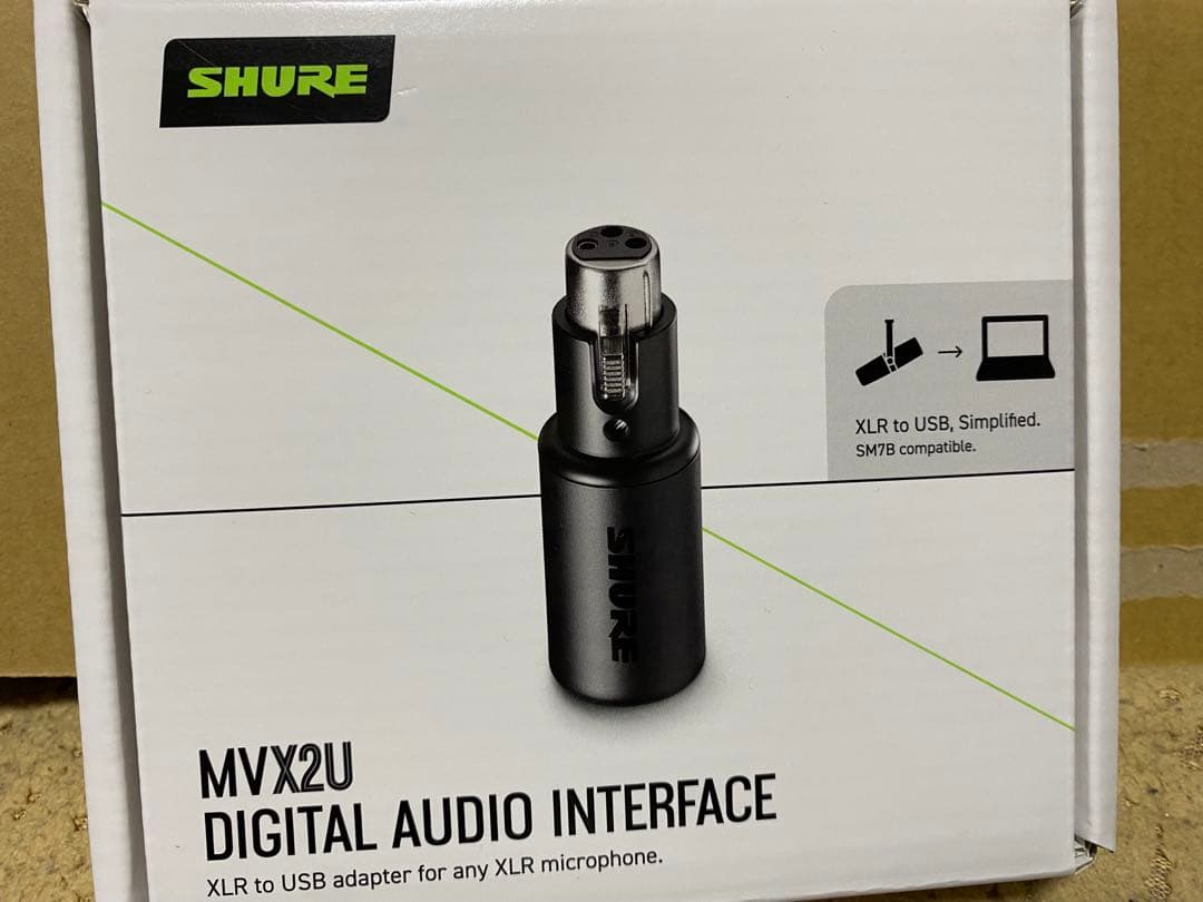 SHURE MVX2U オーディオインターフェース