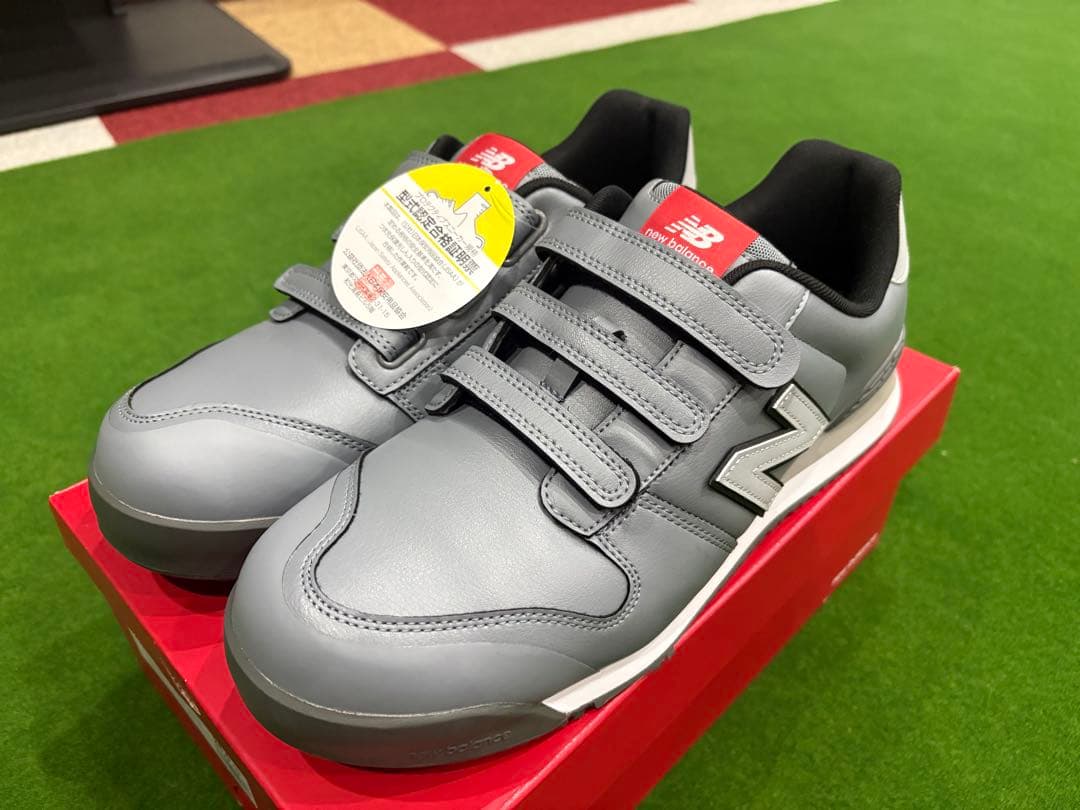 New Balance NY-828 グレー 安全靴 ベルクロ 28.0 未使用