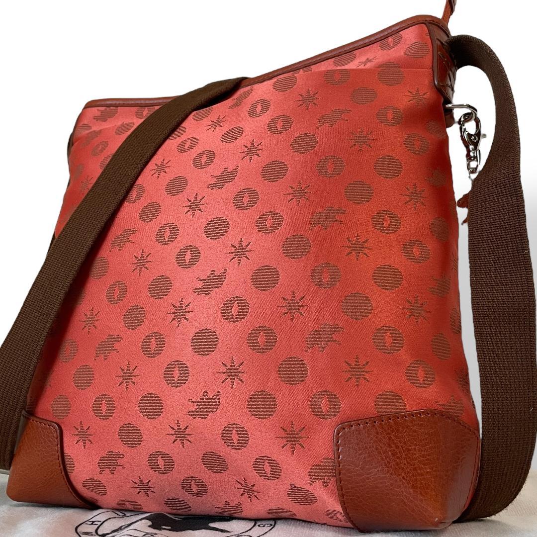 【美品 保存袋付き】ハンティングワールド メッセンジャーバッグ ショルダーバッグ