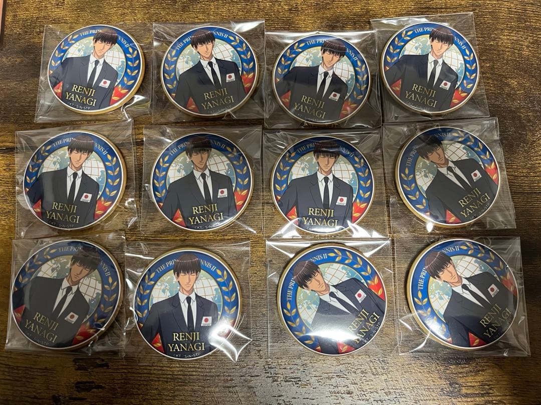 テニプリ　柳蓮二　缶バッジ