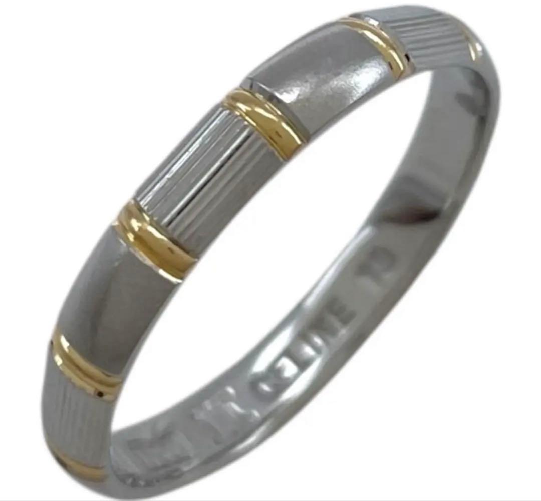 美品✴︎【セリーヌ CELINE 】リング プラチナ　Pt850ジュエリー　19号