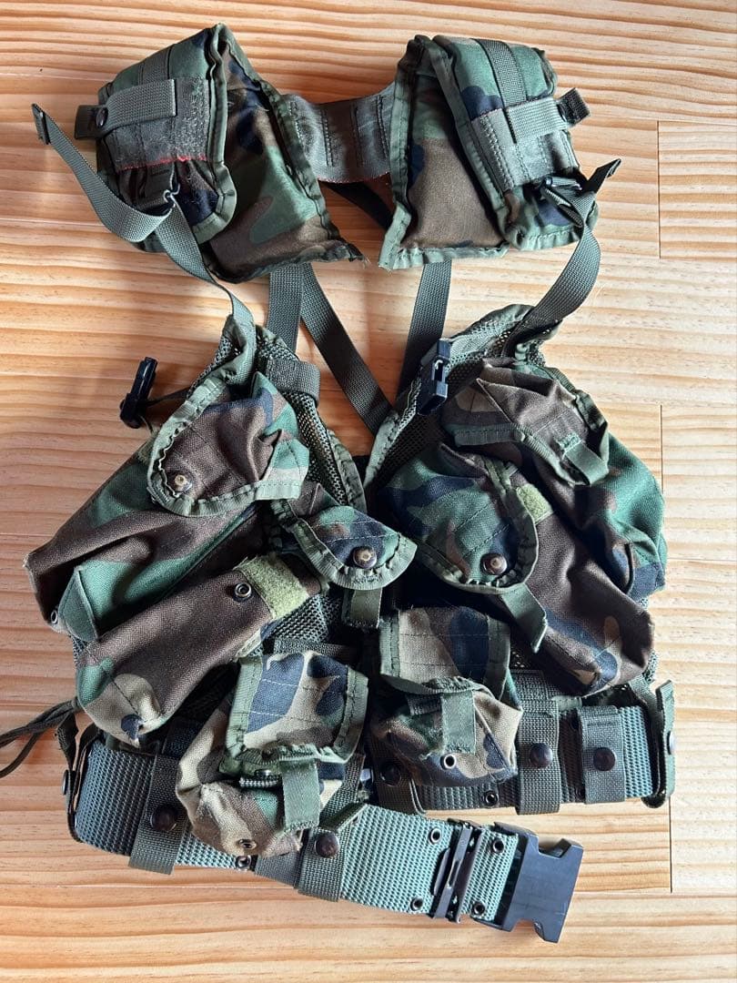 実物　米軍使用　タクティカルベスト＆ベルト