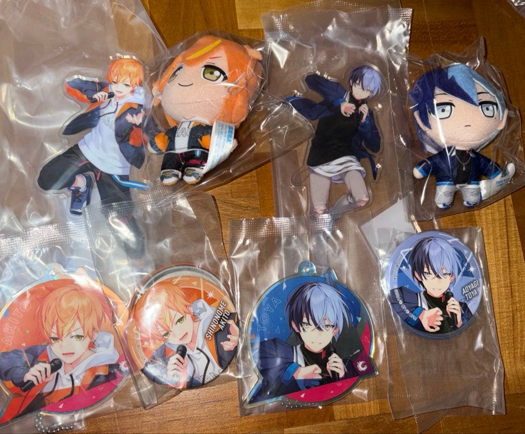 プロセカ セガラッキーくじ 東雲彰人　青柳冬弥 ぷちぬいマスコット