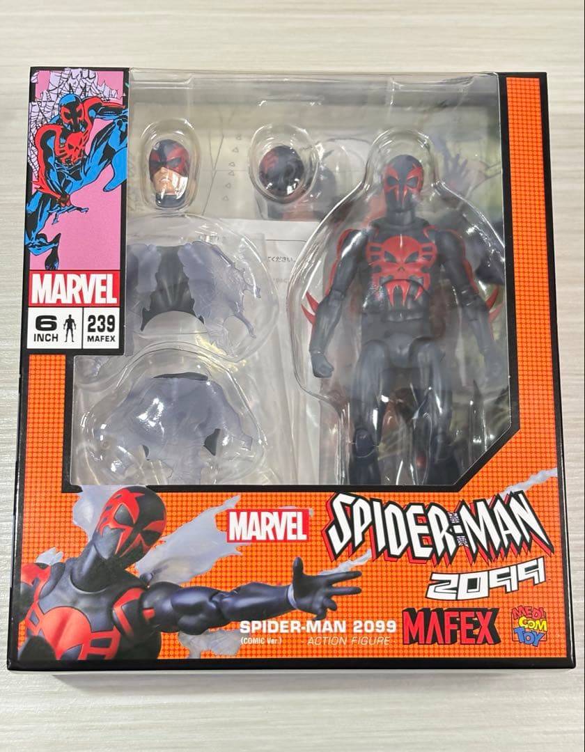 MAFEX スパイダー2099 スパイダーバース フィギュア figure Amazon.co.jp: MAFEX マフェックス No.239 SPIDER-MAN 2099