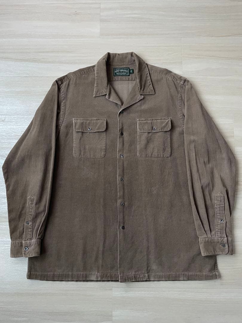 80s ポロカントリー ラルフローレン コーデュロイ ワークシャツ ビンテージ