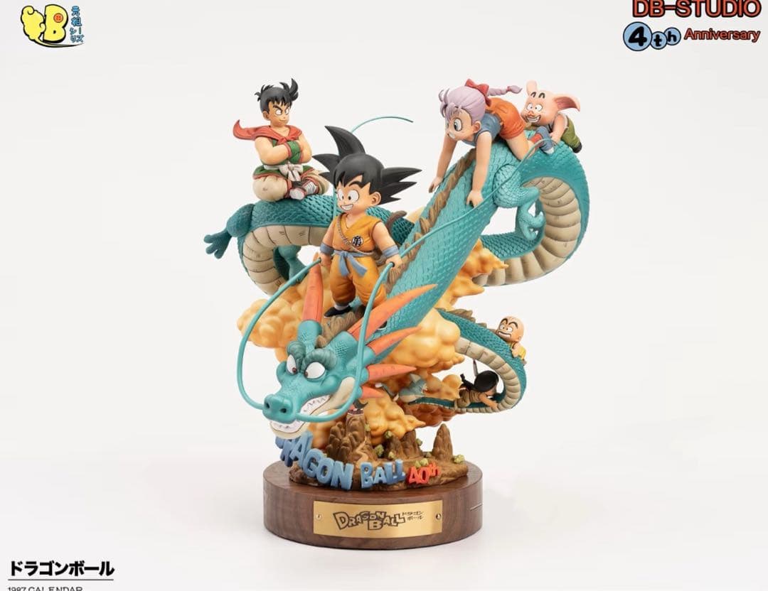 ドラゴンボール 孫悟空 神龍 ブルマ 扉絵 フィギュア ガレージキット