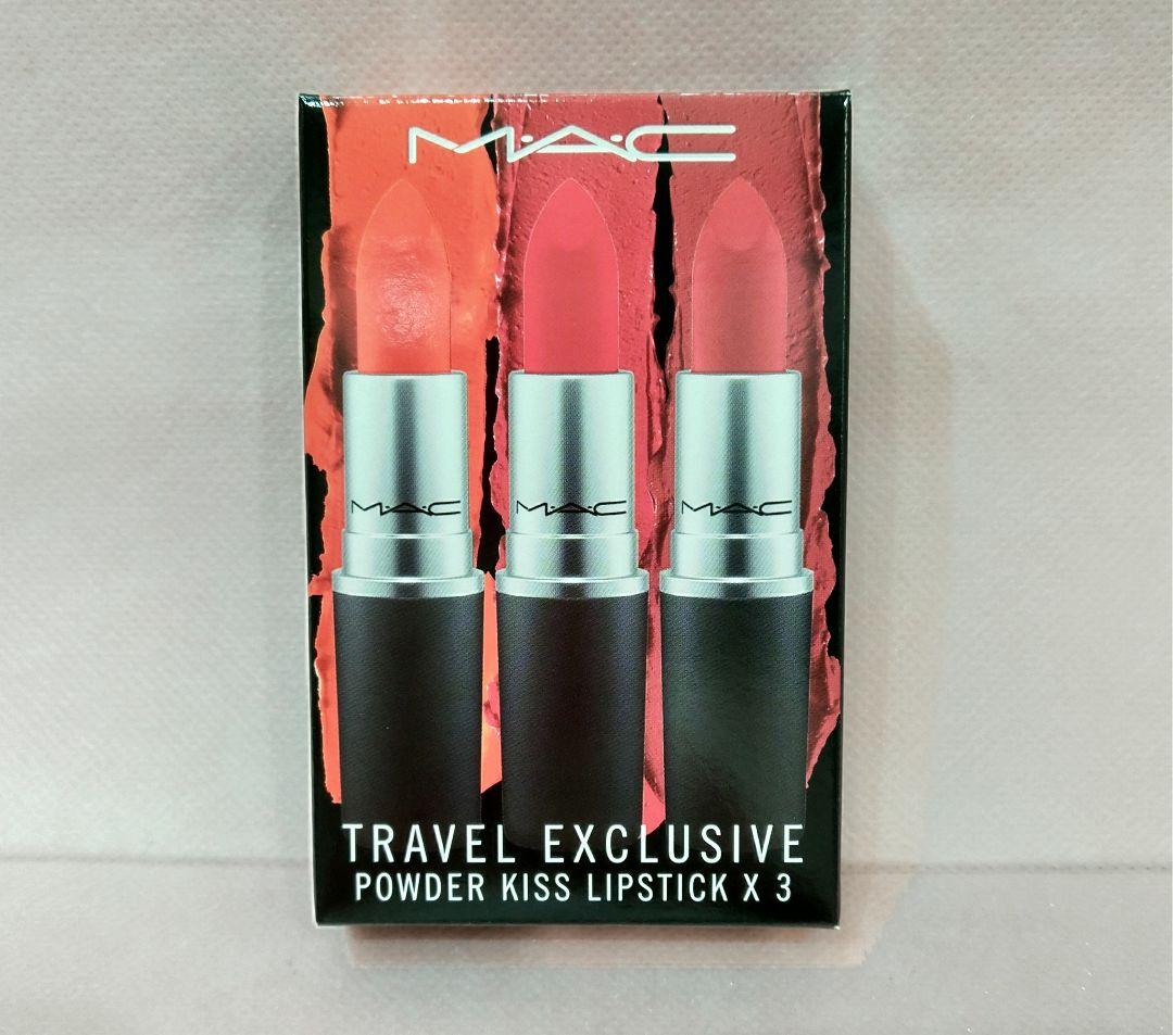 MACパウダーキスリップスティック×３