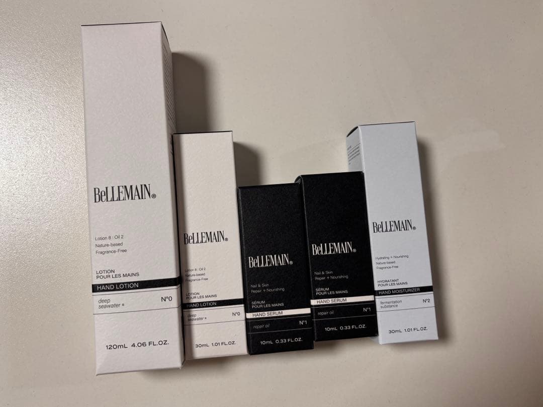 BeLLEMAIN ハンドローション・ハンドセラム・ハンドモイスチャライザー